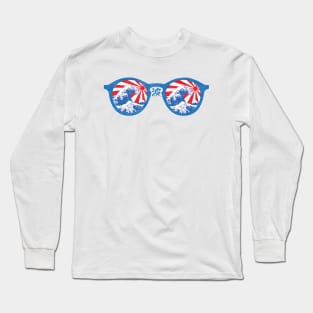 The Great Wave Glasses Long Sleeve T-Shirt